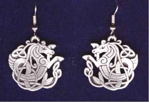 Celtic Seahorse Earrings